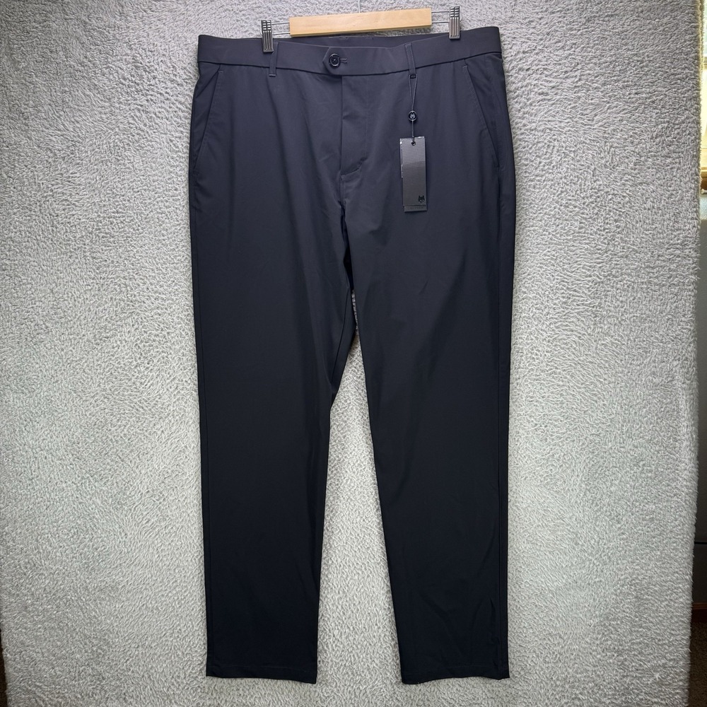 Greyson Golf Pants 38x32 Black Montauk Trousers Polyamide Stretch NWT $160